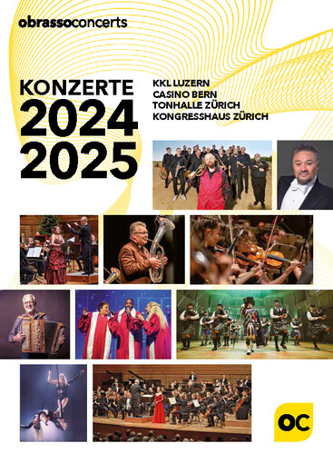 Das Saisonprogramm 2024/25 von Obrasso Concerts | © Obrasso Concerts